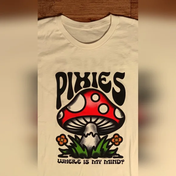 Pixies Mindshroom US Tour 2023 t-shirt NEW nwot concert cities rock hippie pot - Picture 4 of 8